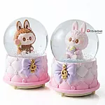 Labubu Snow Globe - Pink (H:9.5cm) - With Light