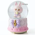Labubu Snow Globe - Pink (H:9.5cm) - With Light