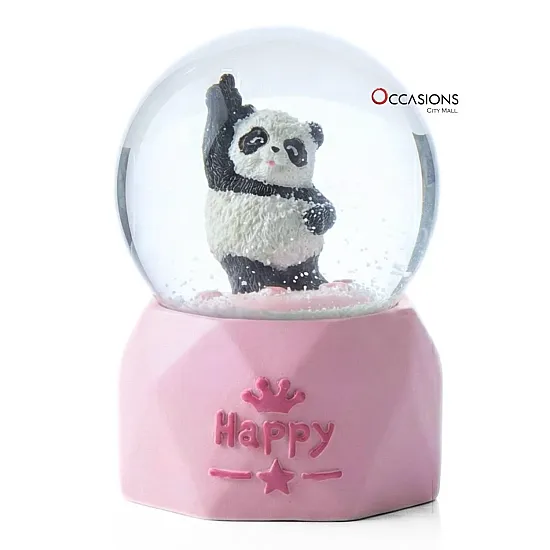 Dancing Panda Globe (H:6.5cm) - With Light