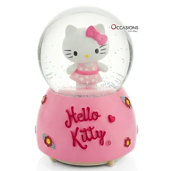 Hello Kitty Dotted Dress Snow Globe (H:16cm) - With Light