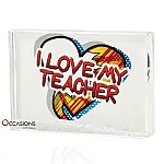 I Love My Teacher Frame (9.5×6 cm)