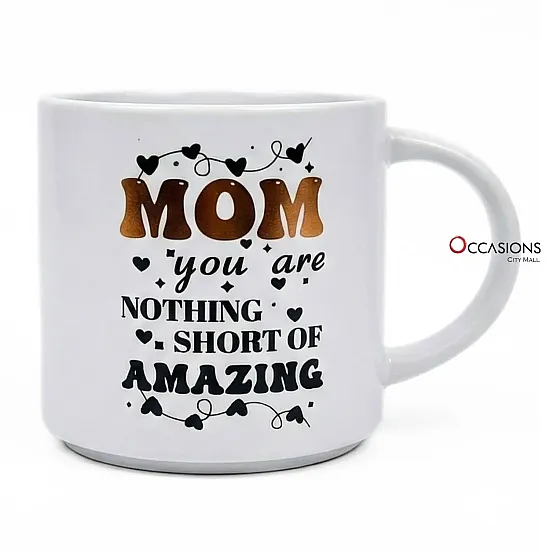 Amazing Mom Gold Mug