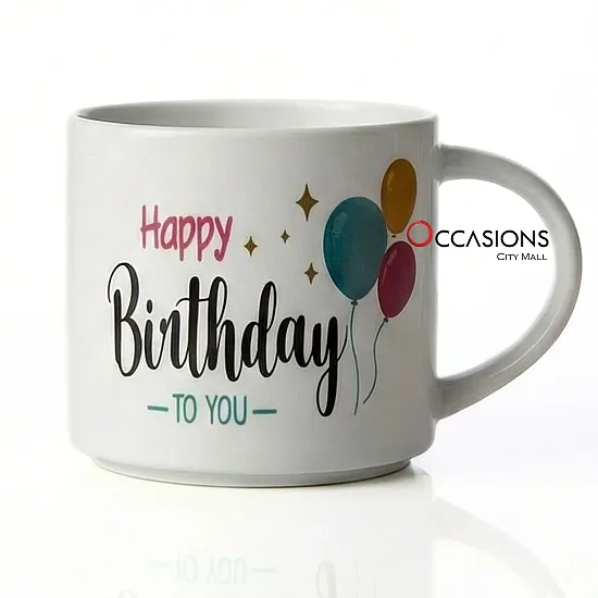 Birthday Classic Balloons Mug