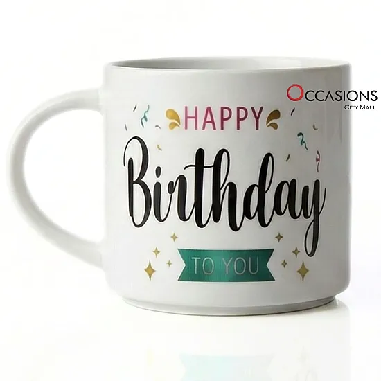 Birthday Classic Banner Mug