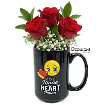 You Make My Heart Pound Flowers Arrangement