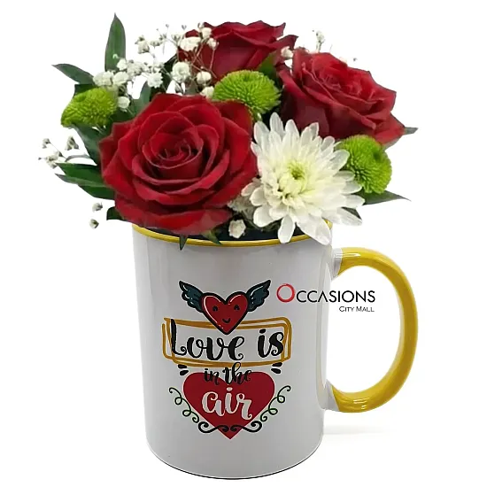 Love Is In The Air Roses Mug