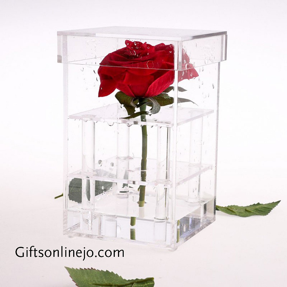 Acrylic Single Rose Box