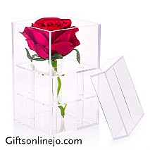 Acrylic Single Rose Box