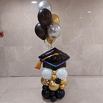 Graduation cap arrangment