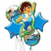 Diego Foil Balloon Bouquet