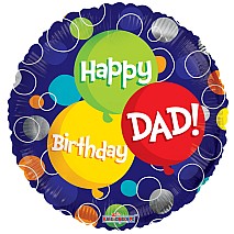 Birthday Dad bubbles Balloon