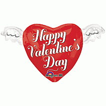Valentines Day Flying Heart Balloon