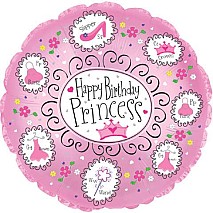 Birthday princess fashion balloon