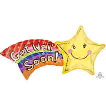 Get Well Star Balloon - Jumbo  