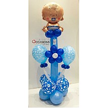 Baby Boy Balloons Stand