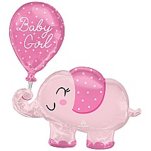 Baby Girl Elephant Balloon -Super Shape -79 cm