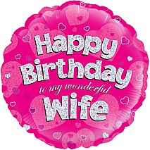 Happy Birthday Wife Balloon