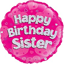 Happy Birthday Sister Balloon