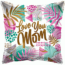 Love You Mom Jungle Balloon