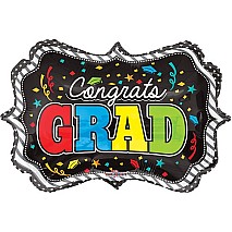 Congrats Grad Banner Balloon