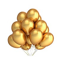 Gold Chrome Balloons-12