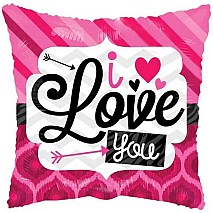 I Love You Square Balloon