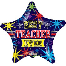 Best Teacher Ever Star Balloon