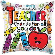 Teacher Crayons Balloon