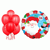 Santa Ho, Ho Balloon Bundle 