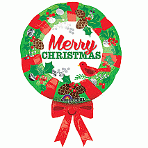 Christmas Wreath  Balloon -71 cm