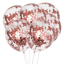 Rose Gold Confetti Balloons-6