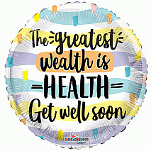 Wealth is Health Balloon