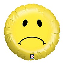 Sad Smiley Balloon