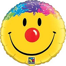 Smiley Face With hair Balloon - Jumbo size