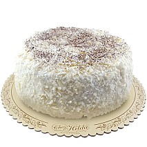 White Chocolate Mousse Cake (L)  - ChezHilda