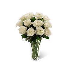 12 White Roses 