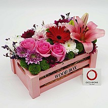 Sparkle of Pink Flowers Arrangement 