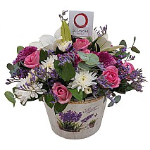 Lavender Box arrangement
