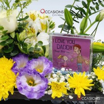 I Love You Daddy Flower Arrangement with Frame