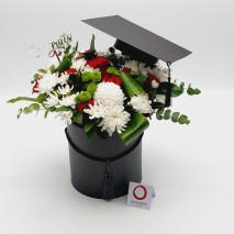 Graduation flower arrangement