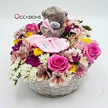 Baby Girl flower Arrangement