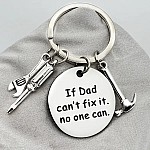 If Dad Can't Fix It Keychain