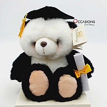 Panda Grad with Diploma - 21cm