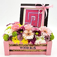 Pink Mom Embroidery Flower Bundle by Khoyoot