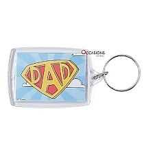 Superman Dad Key Chain