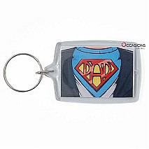 Superman Daddy Key Chain