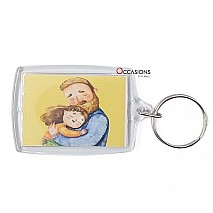 I Love You Dad Keychain