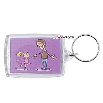 I Love You Daddy Key Chain