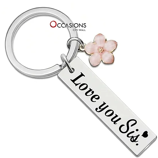 Love You Sis Keychain