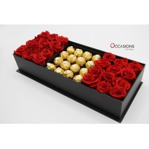 Elegant Acrylic Roses Box